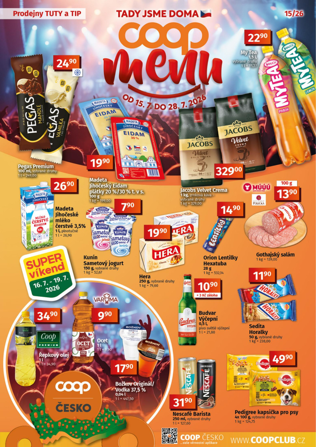 Náhled letáku Menu