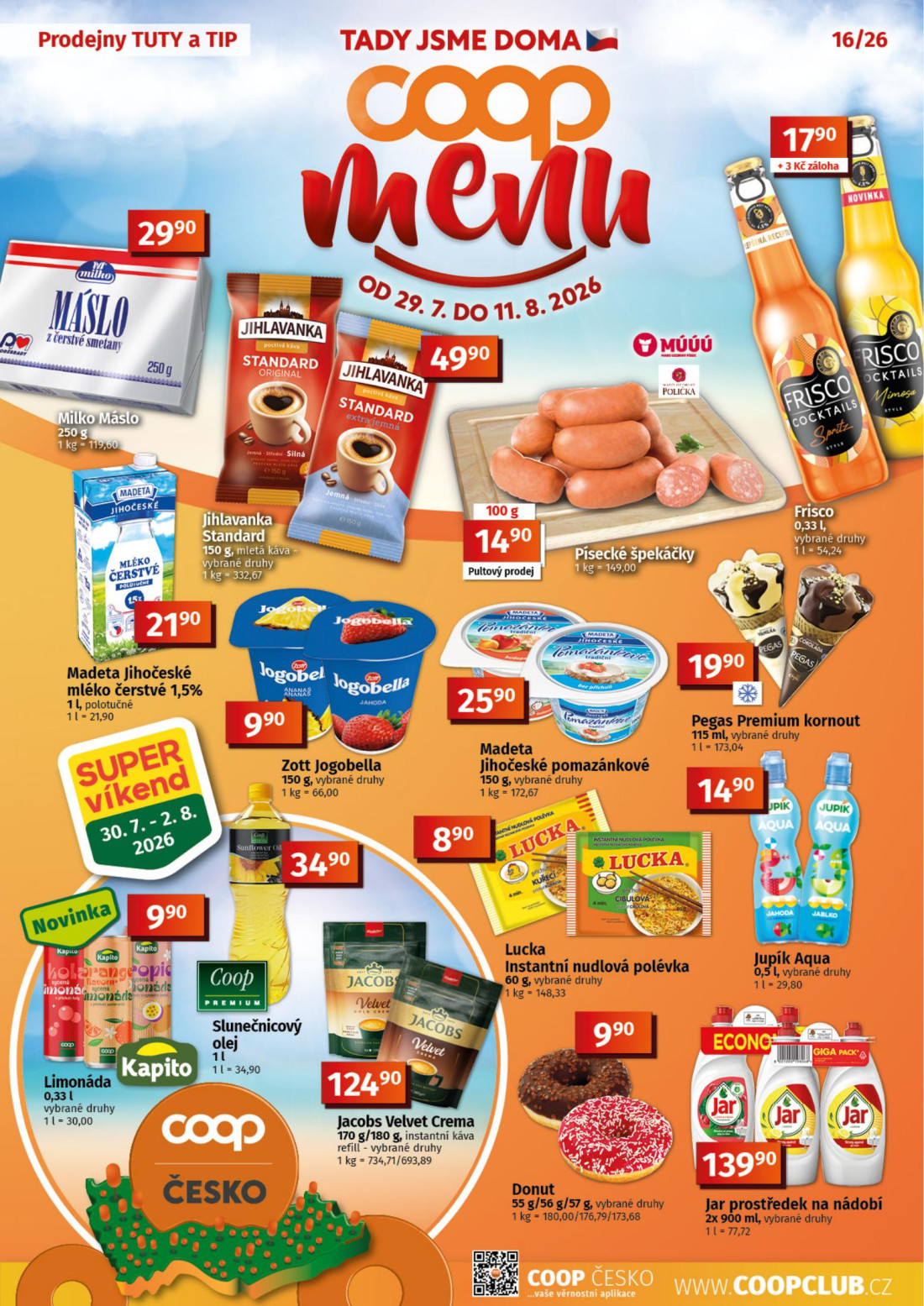 Náhled letáku Menu