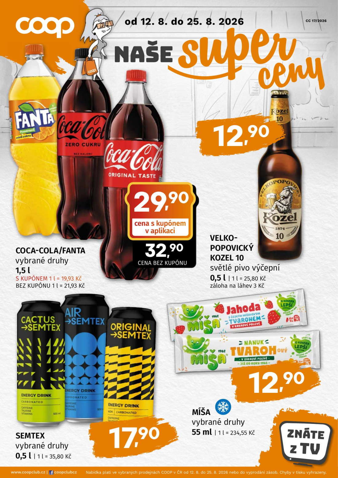 Náhled letáku Naše super ceny