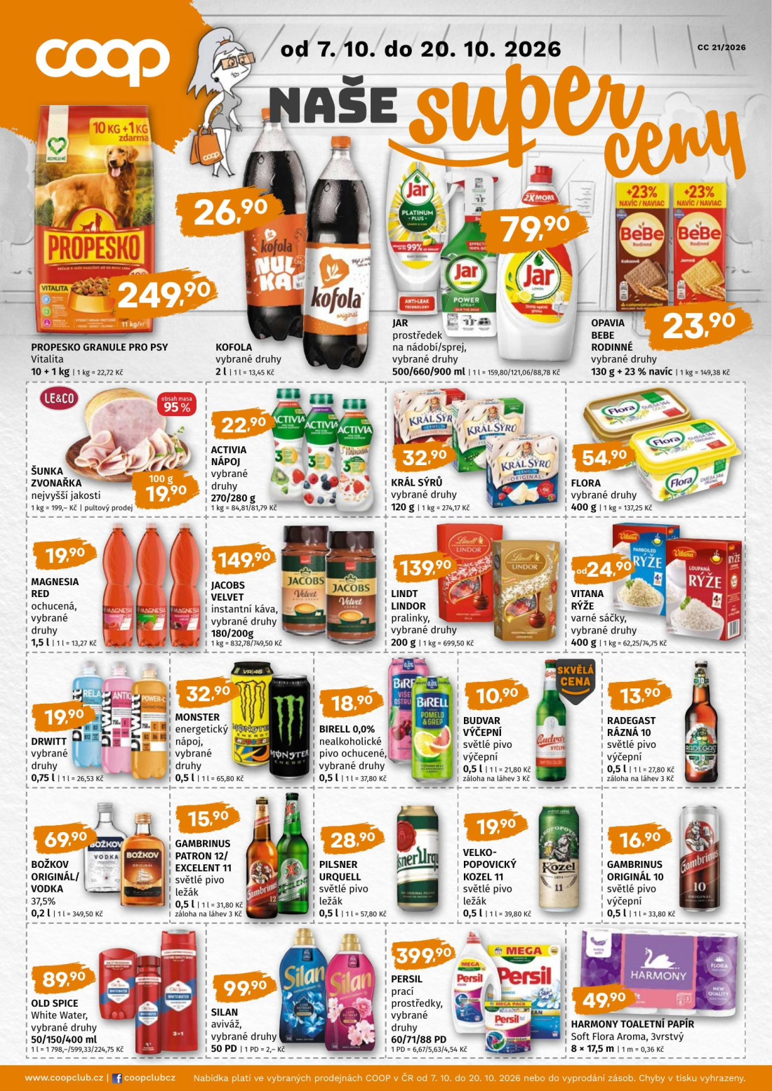 Náhled letáku Naše super ceny