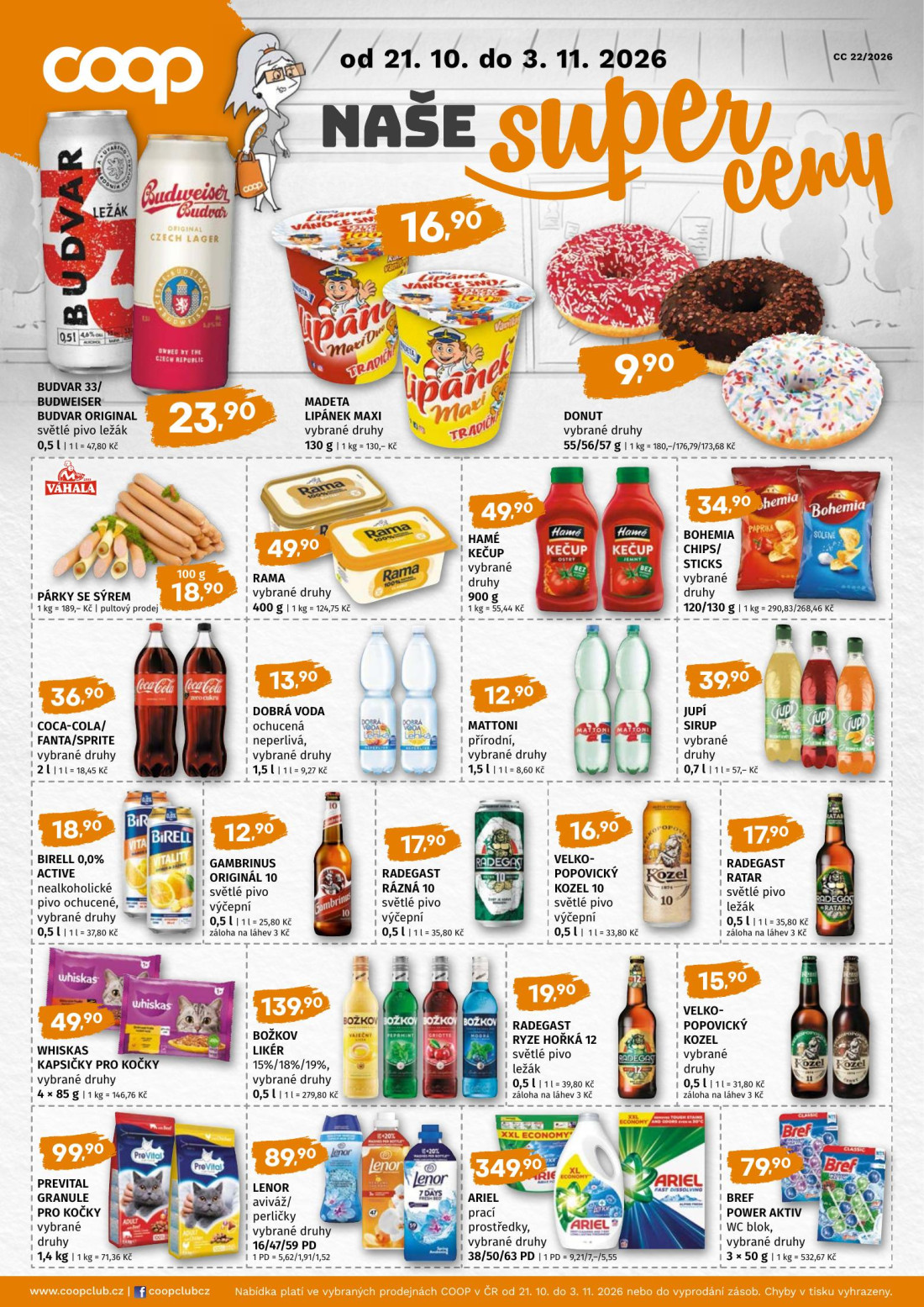 Náhled letáku Naše super ceny