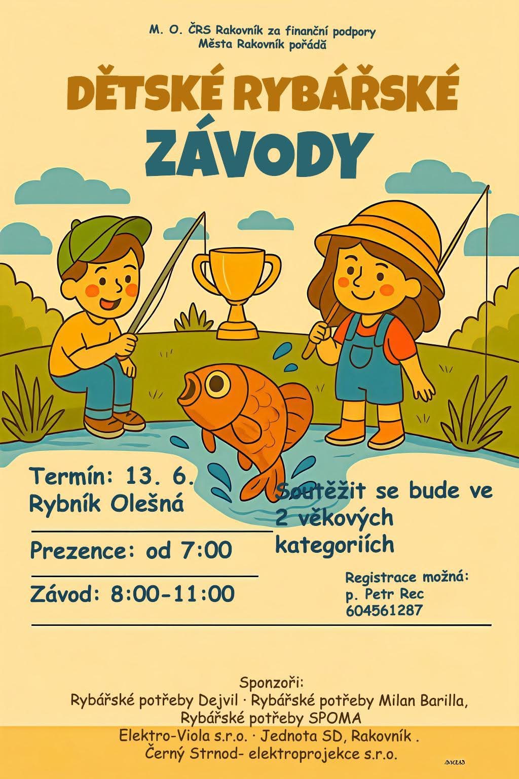 Dětské rybářské závody